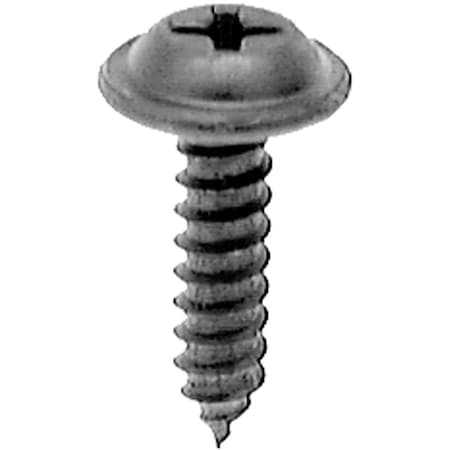 Auveco PHIL FLAT WSHR HD TAP SCREW 10 X 3/4 BLACK E COAT, 100PK 17558
